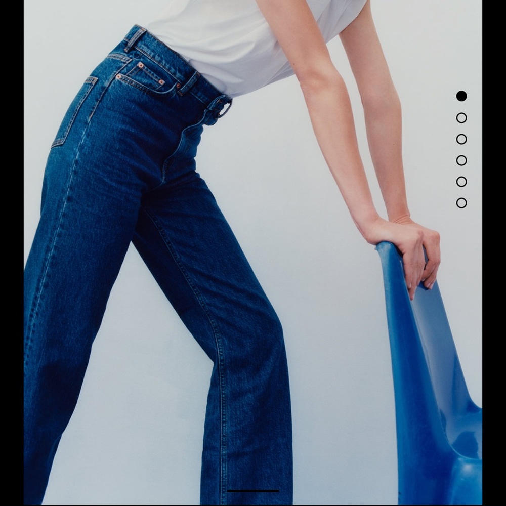 Zara Premium 90s Full Length, High-waisted Jeans